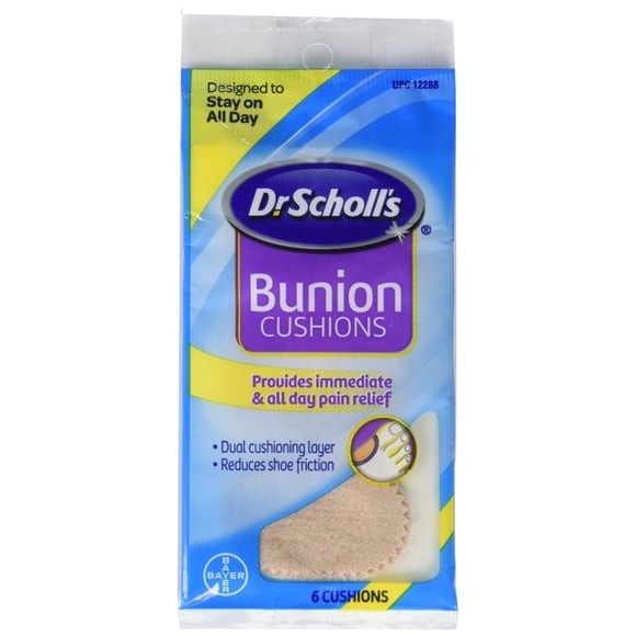 Cojines para juanetes Dr. Scholl's ComfortPlus 6 unidades