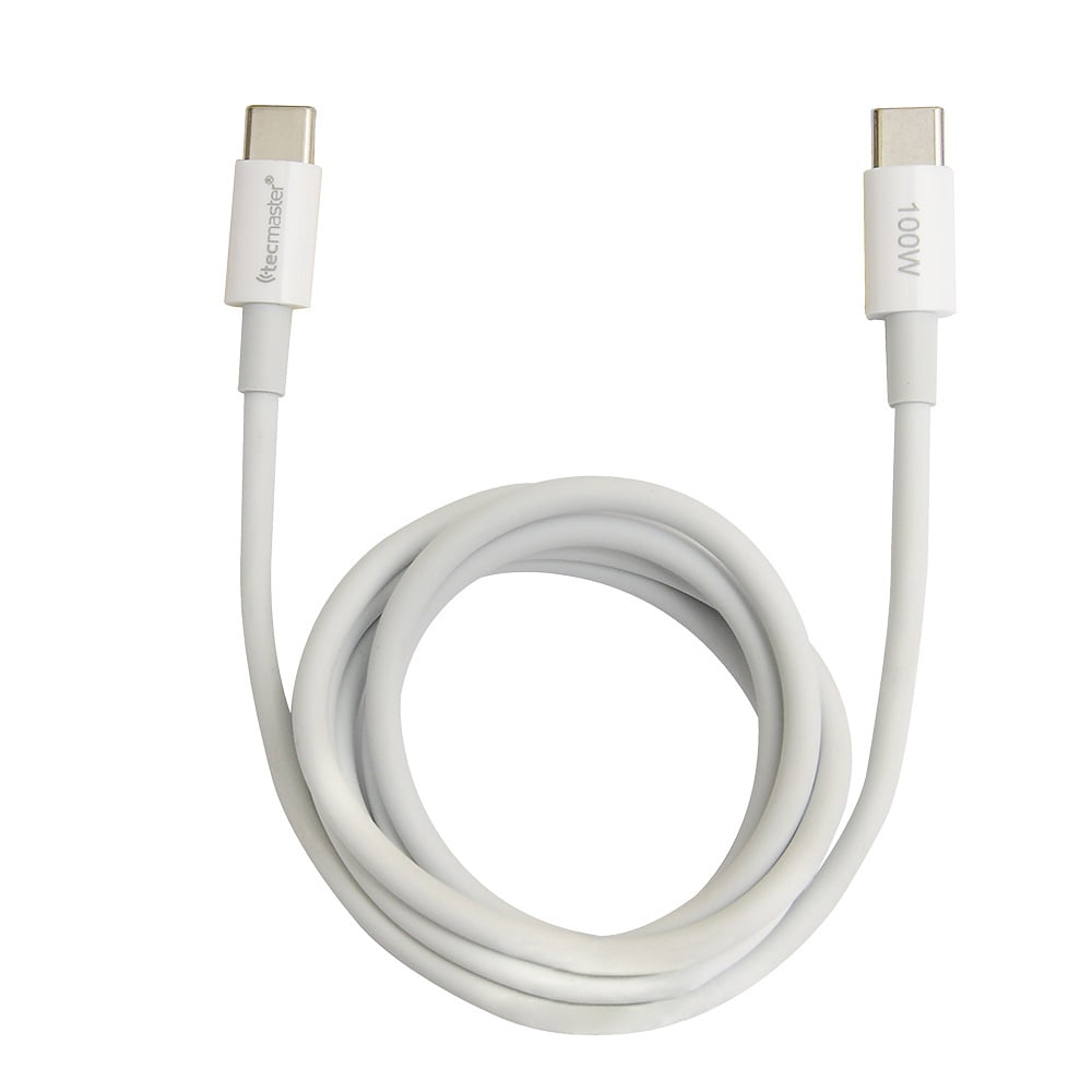 Tecmaster - Cable Tipo C A Tipo C De 1mt, 100w – 20v/5a