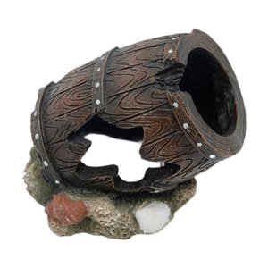 Ioensy - Decoración De Peces Craft Aquarium Hideaway Barrel Barrel Decor