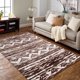 thumbnail image 2 of Alfombra Heatset Ethnic 133x180 Brown, 2 of 2