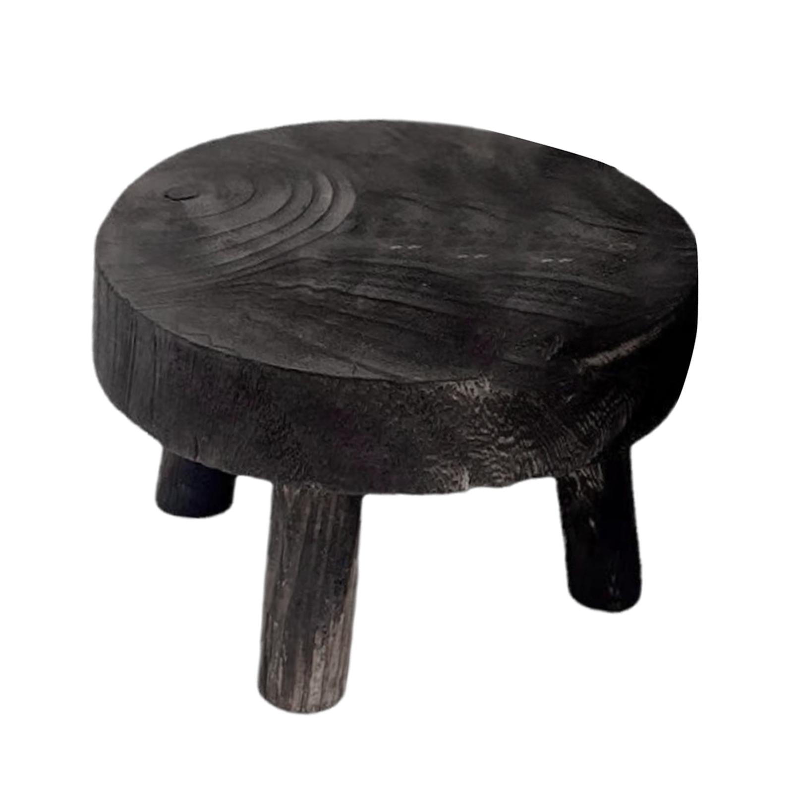 Magideal - Soporte De Planta De Madera Soporte De Bote De Macetas Pantallas De Jardín Hogues Decorativas Riser De Madera Redonda Para Sala De Estar Hotel Al Aire 14cmx9cm