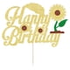 thumbnail image 2 of Decoración de tarta con diseño de girasoles para cumpleaños de Bekaterea, 2 of 7