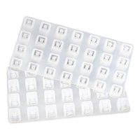 Magideal - De Pulseras Con Cuadradas Y Letras, Pendientes, Fabricación De Joyas, Llavero, De Resina, Del , Fabricación De Jabón,