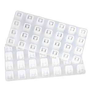 Magideal - De Pulseras Con Cuadradas Y Letras, Pendientes, Fabricación De Joyas, Llavero, De Resina, Del , Fabricación De Jabón,