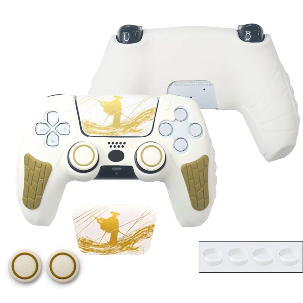 Genérico - Funda Protectora De Silicona Para Controlador De Playstation 5 – Piel Antideslizante Y Resistente Al Sudor Para Gamepad Ps5