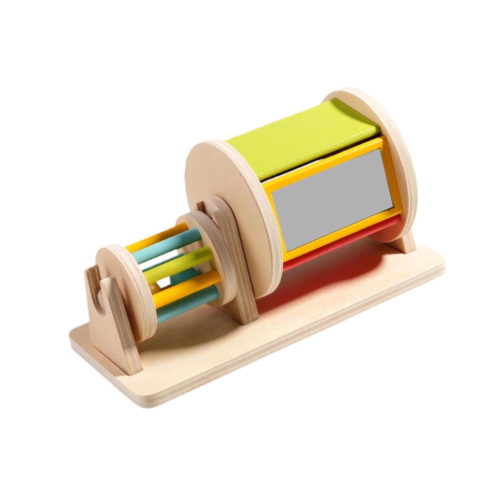 Bothyi - Juguete De Tambor Giratorio Con Espejo Para Niños Y Niñas De 1 A 3 Años