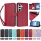 thumbnail image 4 of Funda Cartera Trébol para Samsung Galaxy S24 FE con Ranuras Tarjetas y Carga Inalámbrica Rojo, 4 of 6