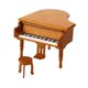 thumbnail image 4 of Accesorios De Casa De Mu?ecas En Miniatura Caja De Música De Piano Para El Color De La Madera De Cumplea?os De San Valentín, 4 of 5