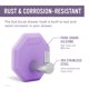 thumbnail image 5 of Gancho para regadera Sud Scrub antimicrobiano autoadhesivo morado, 5 of 7