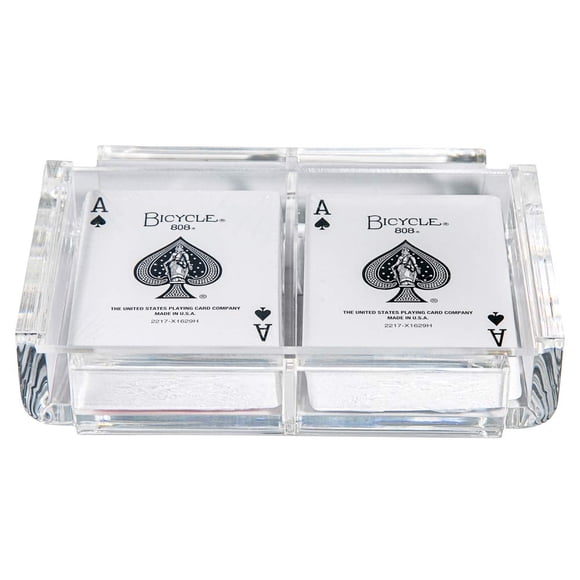 Soporte para Barajas Luxe Dominoes – 2 Barajas – Acrílico