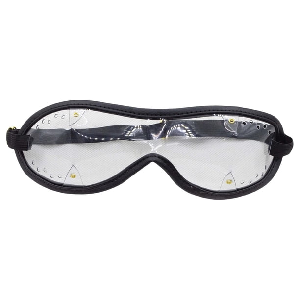 Gafas para exteriores con correa ajustable, protección para los ojos, a prueba de viento, a prueba de polvo, para paracaidismo, esquí, ciclismo, Negro