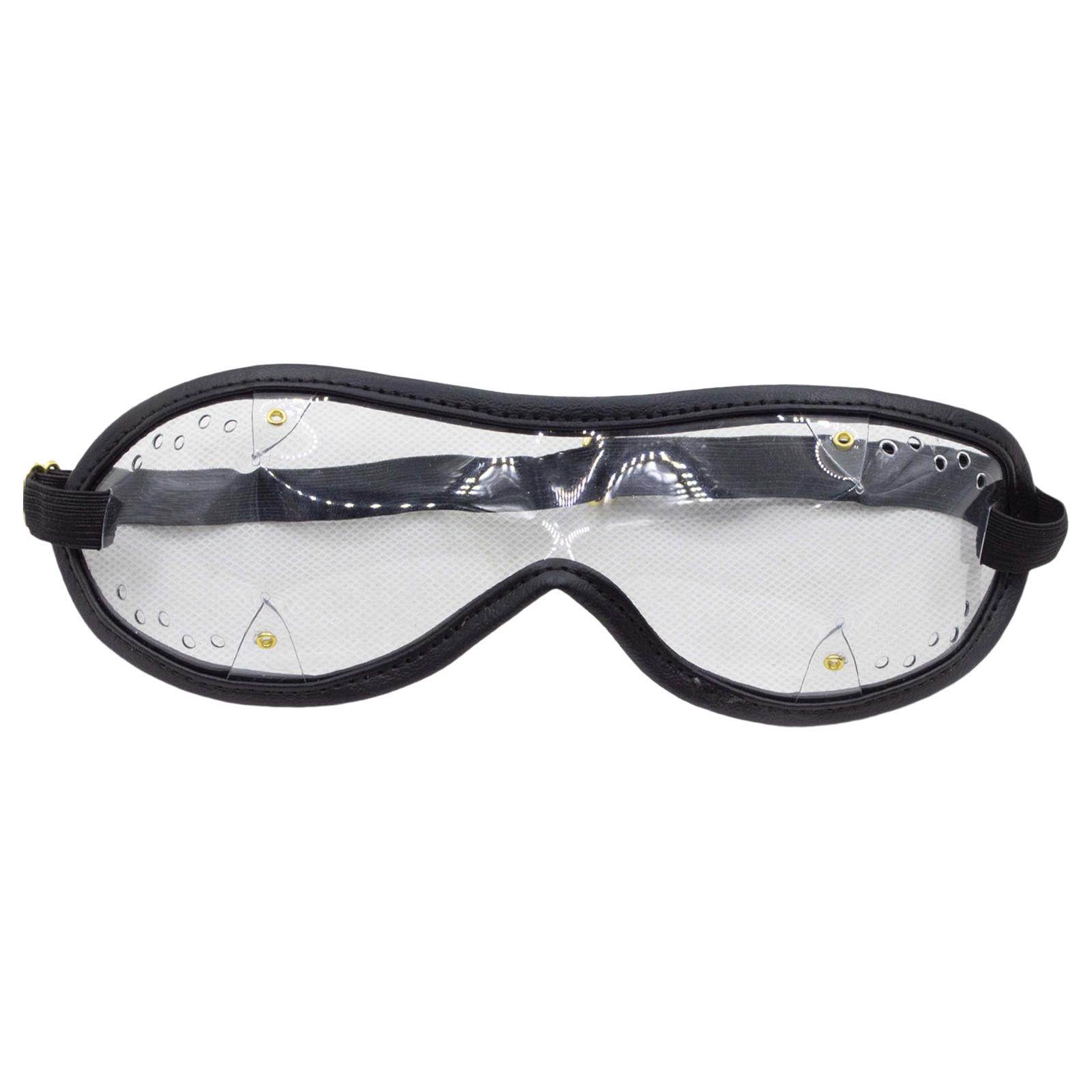 Magideal - Gafas Para Exteriores Con Correa Ajustable, Protección Para Los Ojos, A Prueba De Viento, A Prueba De Polvo, Para Paracaidismo, Esquí, Ciclismo, Negro