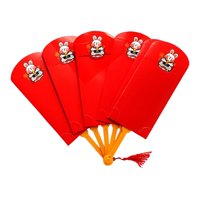 Bothyi - Suministros En Forma De Abanico De Sobres Rojos Chinos Plegables Para Fiesta De Regalo Año Nuevo