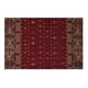 thumbnail image 1 of Alfombra Sintetica Deco Jacquard c/Antideslizante Burdeo Diseño Vintage 1,5x2,4 mts, 1 of 3