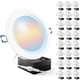thumbnail image 1 of Luz LED empotrable Sunco de 6" 14 W regulable con CCT seleccionable y 850 lm, 1 of 8