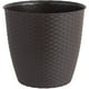 thumbnail image 4 of Molde Maceta Macetero Plastico Redondo Estilo Ratan 33 Cm, 4 of 7