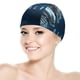 thumbnail image 5 of Alienígena Gorro de Natación de Licra, Gorro de Baño de Tela Cómoda, Gorro Elástico Antideslizante para Hombres, Mujeres y Niños, 5 of 6