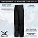 thumbnail image 5 of Pantalones de nieve Arctix Kids negros, talla L, 5 of 8