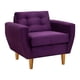thumbnail image 2 of Sofa Bote 1c Felpa 04 Morado, 2 of 6