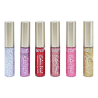 Pack 6 Delineadores Glitter Colores Flower Secret