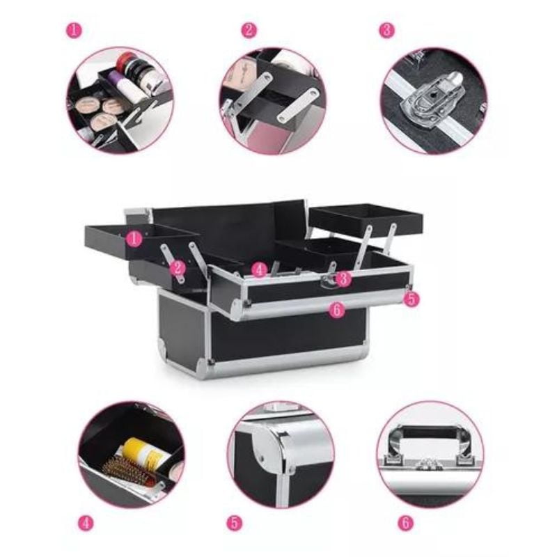 Leon Import - Caja Portátil Para Maquillaje Mujer