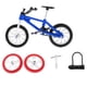 thumbnail image 2 of Aleación De Mini Dedo Bmx Bicicleta De Monta?a Juguete W 2x Neumáticos De Repuesto Modelos De Bicicleta Azul, 2 of 5