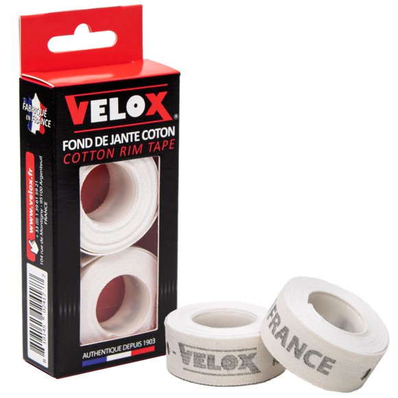 Cinta adhesiva blanca para llantas Velox, 16 mm x 2 m (paquete de 2)