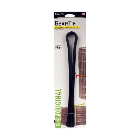 Amarra de goma multiuso GearTie 60 cm negro Nite Ize