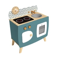 Gamepower - Cocina De Madera Azul + Accesorios 59X32X66Cm Azul 59 X 32 X 66Cm