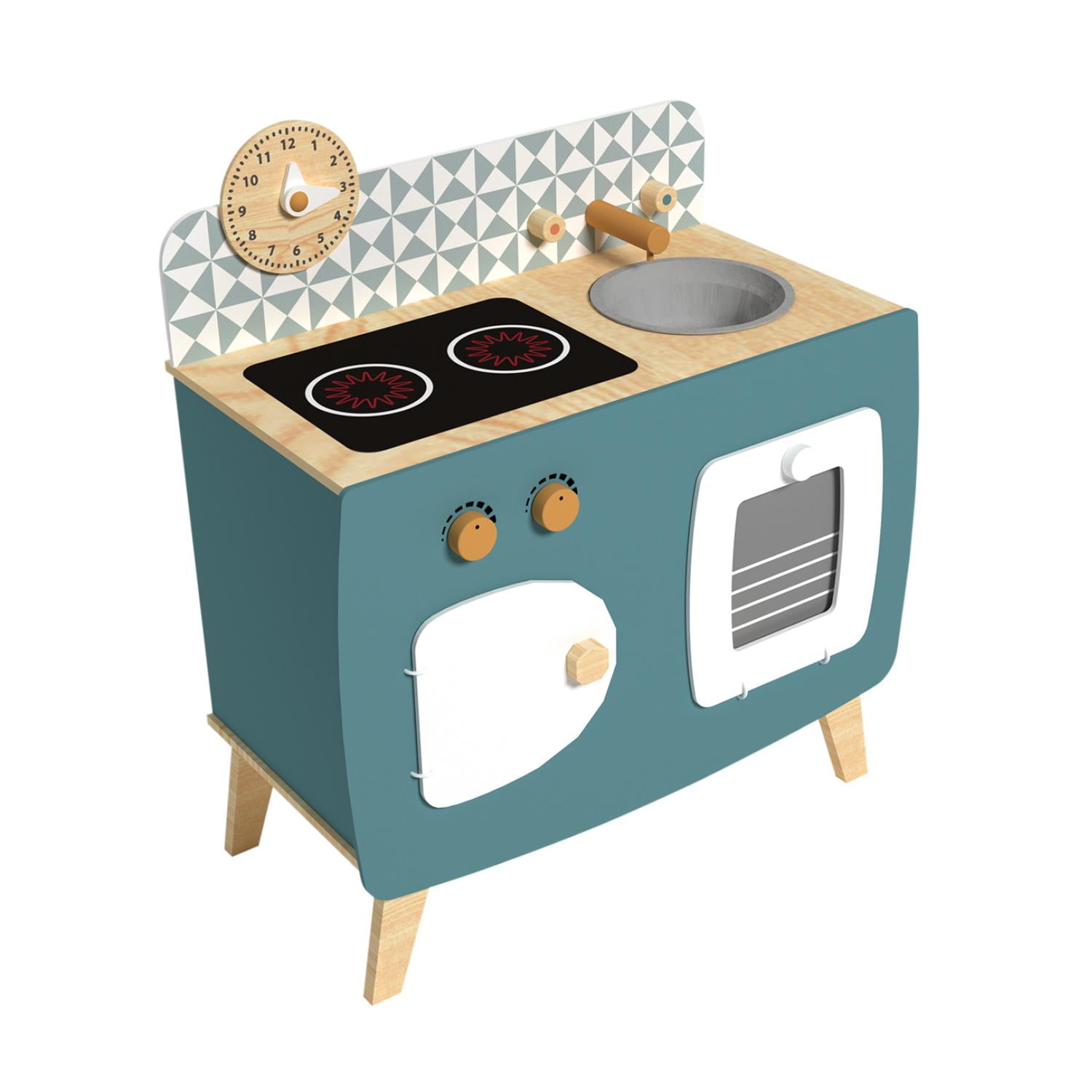 Gamepower - Cocina De Madera Azul + Accesorios 59x32x66cm Azul 59 X 32 X 66cm