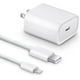 thumbnail image 2 of Cargador de iPhone Carga rápida,【Apple MFi Certified】 20W USB C Fast C, 2 of 2