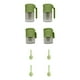 thumbnail image 1 of Casas De Muñecas Frascos De Botellas De Condimentos Para Juegos De Imaginación Juego De Cocina Juego De Cocina Verde, 1 of 5