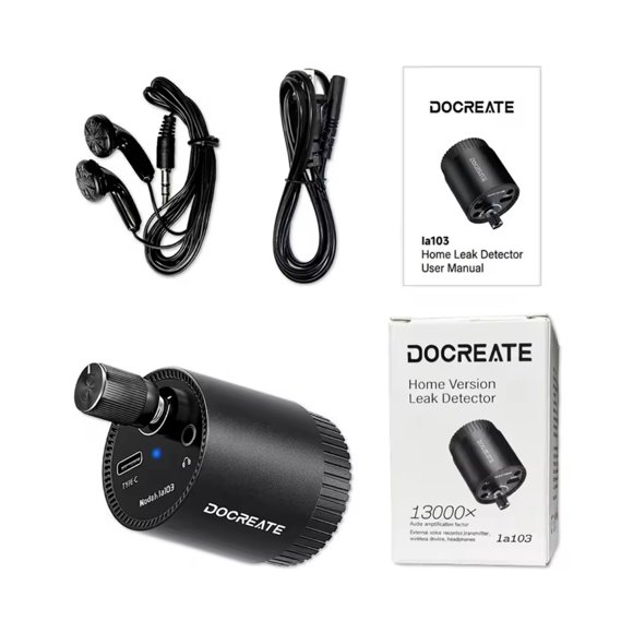 Geofono Detector de Fugas de Agua. Recargable. Gasfiter. Mecanico