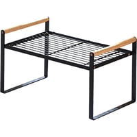 Rack Cocina Debajo Fregadero Organizador Gabinete Wakeshome Negro