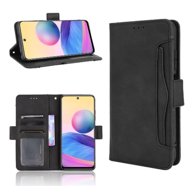 Funda Cartera Magnética para Xiaomi Redmi Note 10 5G- Tarjetero Desmontable, Cuero PU, Soporte