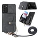 thumbnail image 1 of Funda Tipo Cartera con Correa Cruzada para Samsung Galaxy S21 Protección Contra Golpes Negro, 1 of 5
