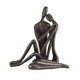 thumbnail image 1 of Escultura Danya B Pareja Abrazándose 19x19x15 cm Hierro, 1 of 4