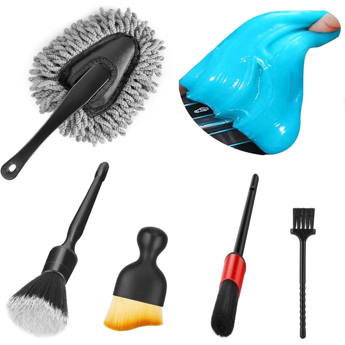 Kit Limpieza Interior Auto Fitosy Dst2309 Microfibra Gel