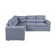 thumbnail image 2 of Sofá Seccional 5 Cuerpos Liverpool Felpa Gris, 2 of 5