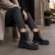 thumbnail image 2 of Botín Romano Slip On Cuero Negro, 2 of 6