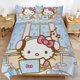 thumbnail image 4 of Cute Hello Kitty Bedding Sets for Girl Women Bedding Set 3pcs Bedding Sets 1 Comforter Cover And 2 Pillowcases, 4 of 5