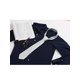 thumbnail image 5 of INSPIRE CHIC Corbata Ancha de Lunares para Hombre, Formal y Casual, Blanco, Talla Única, 5 of 5