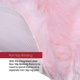 thumbnail image 4 of Alfombra de pelo sintético Walk on Me 61 x 91 cm rosa antideslizante, 4 of 7