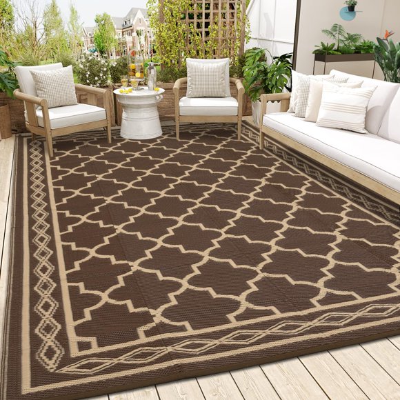 Alfombra GAOMON 274 cm x 366 cm Impermeable Reversible