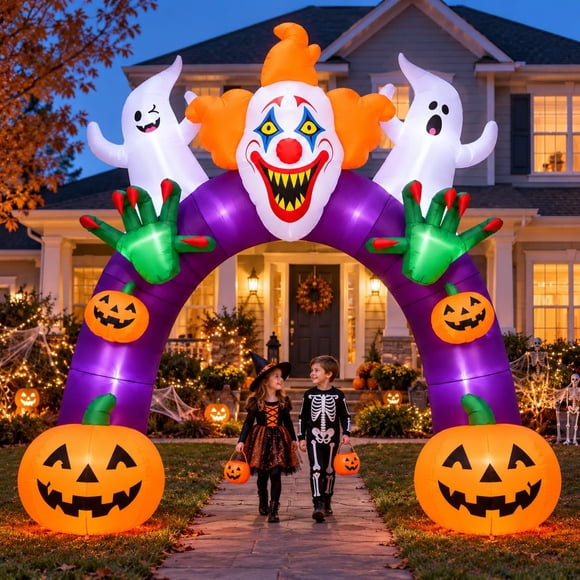 Arco inflable Riidmaax 3,7 m Halloween para exteriores
