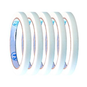 Magideal - Cinta De Enmascarar Blanca De Grado Profesion Cinta De Pintor Resistente A La Cintas Adhesivas Fáciles De Pelar Cinta De Enmascarar De Uso , Pequeña Blanco 5Pcs 15Mm