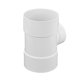thumbnail image 2 of Codo en T NDS 15 cm x 10 cm Blanco PVC Hub X Hub, 2 of 7