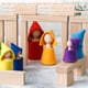 thumbnail image 5 of Uxcell paquete de 100 muñecas de clavija de madera sin terminar, 0.98" x 0.47" figuras familiares en blanco de madera natural para pintar, decoración, proyectos de arte artesanal, color madera, 5 of 6