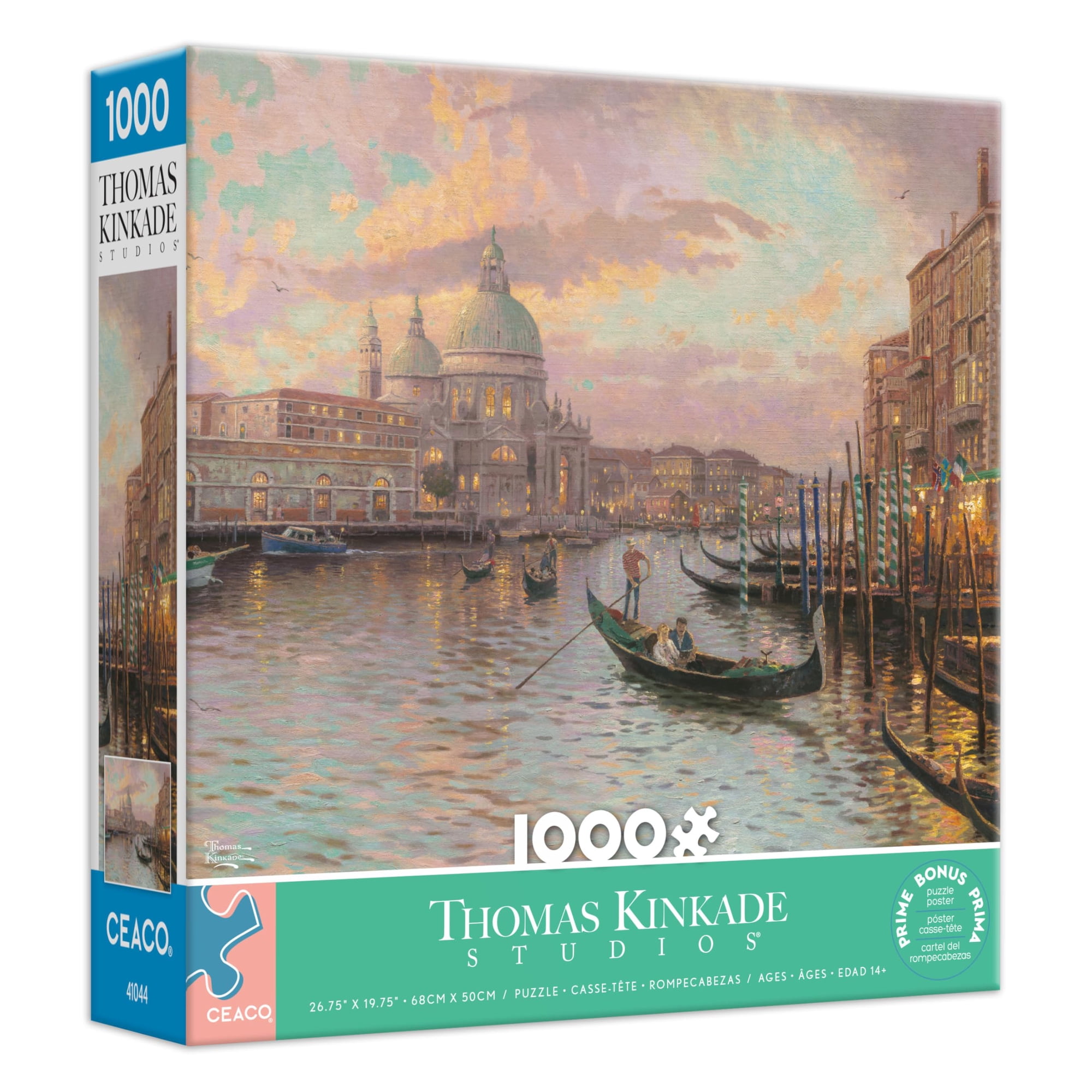 Puzle Ceaco Thomas Kinkade Venice 1000 Piezas 68x50 Cm