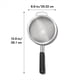 thumbnail image 3 of Colador OXO Good Grips de doble varilla, 20 cm, color negro, 3 of 5
